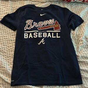 Nike Dri-fit Atlanta Braves Baseball Tshirt Size Medium